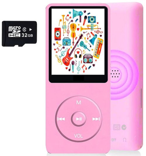 MP3 PLAYER BLUETOOTH 32GB PINK