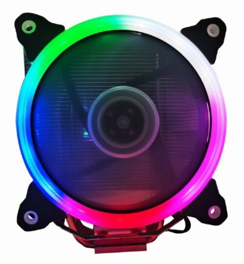 CPU-HURACAN-ARGB-X130 GEMBIRD LED  UNI KULER 150W 120MM.FAN +/-1600RPM 26DBA LGA 775/115X/1200/AMD