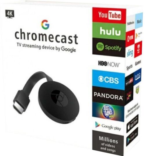 GMB-CHROM-02 GEMBIRD CHROMECAST TV STREAMING 4K AIRPLAY HDMI WIFI 2.4G, DONGLE TV ADAPTER, 1080P