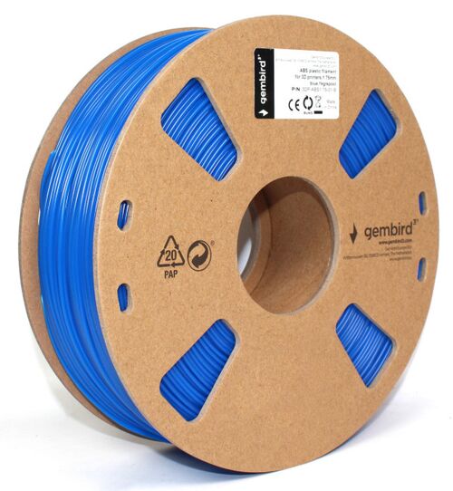 3DP-ABS1.75-01-B ABS FILAMENT ZA 3D STAMPAC 1.75MM, KOTUR 1KG BLUE