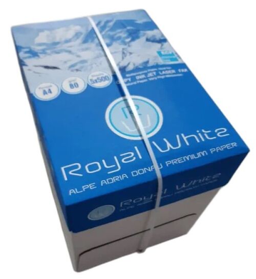 PAPIR FOTOKOPIR ROYAL WHITE A4/80G M2/ 500LISTA ZA LASER,INKJET I FOTOKOPIR MASINE RIS PAPIRA