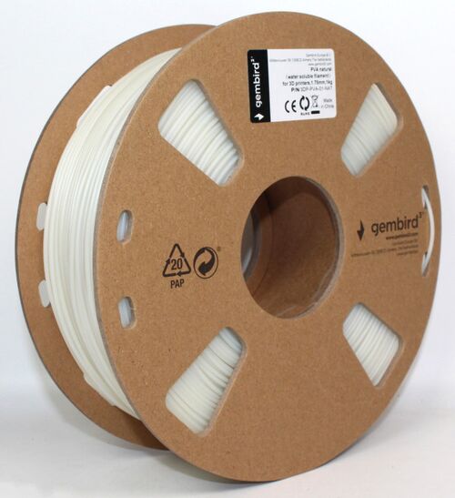 3DP-PVA-01-NAT PVA FILAMENT ZA 3D STAMPAC 1.75MM, KOTUR 1KG (FILAMENT RASTVORLJIV U VODI) NATURAL