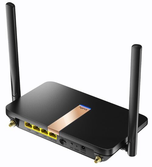 CUDY LT500D 4G LTE AC1200 DUAL BAND MESH WI-FI ROUTER CPE 4+5GHZ, 1W/4L 10/100, 4X ANTENA DETACHABLE