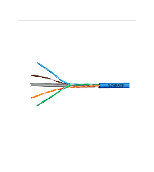 KABAL LAN CAT6 U/UTP SCHRACK HSKU423H15 500M 4X2XAWG-23 300MHZ LS0H PLAVI