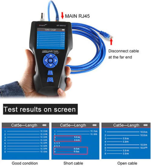 NOYAFA NF-8601S TESTER DU&#382;INE KABLA