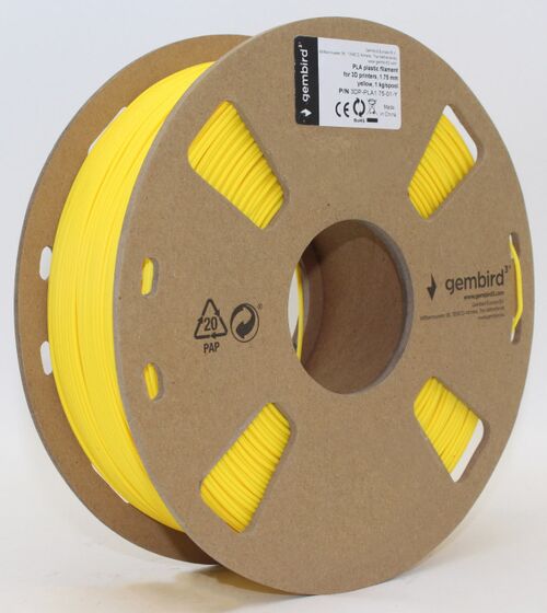 3DP-PLA1.75-01-Y PLA FILAMENT ZA 3D STAMPAC 1.75MM, KOTUR 1KG YELLOW