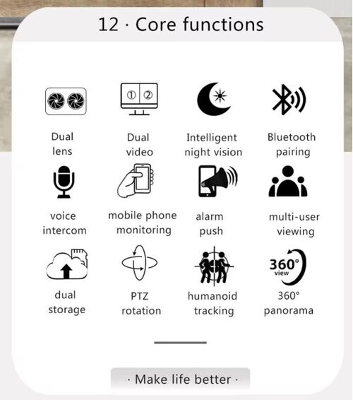 CAM-IP6MP-Q7 GMB KAMERA 6 MPIX MICROSD ICSEE XMEYE PRO APP TWO-WAY VOICE PTZ 3,6MM+3,6MM