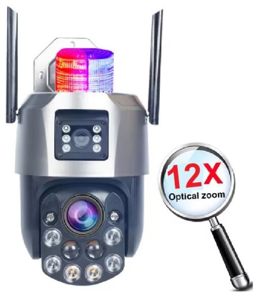 CAM-IP6MP-EP5-12X ZOOM GMB KAMERA  6 MPIX MICROSD ICSEE XMEYE PRO TWO-WAY PTZ IP66,2X3.6MM*(7279)