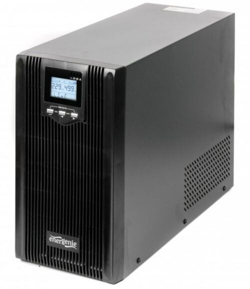 EG-UPS-PS3000-01 GEMBIRD UPS SA STABILIZATOROM 3000VA (2400W) PURE SINE WAVE, LCD, USB, BLACK