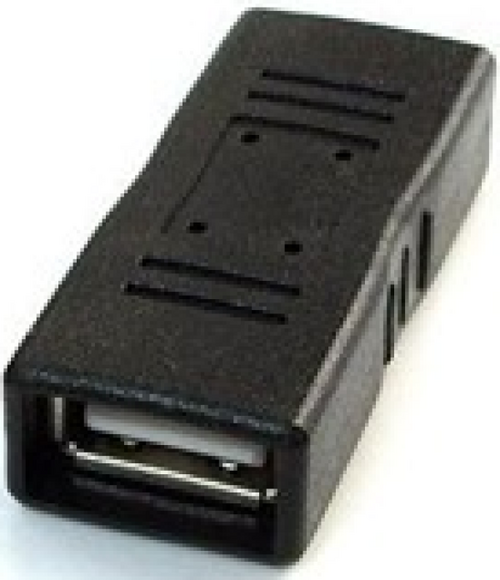 A-USB2-AMFF GEMBIRD ZENSKO-ZENSKI ADAPTER USB 2.0 COUPLER, BLACK