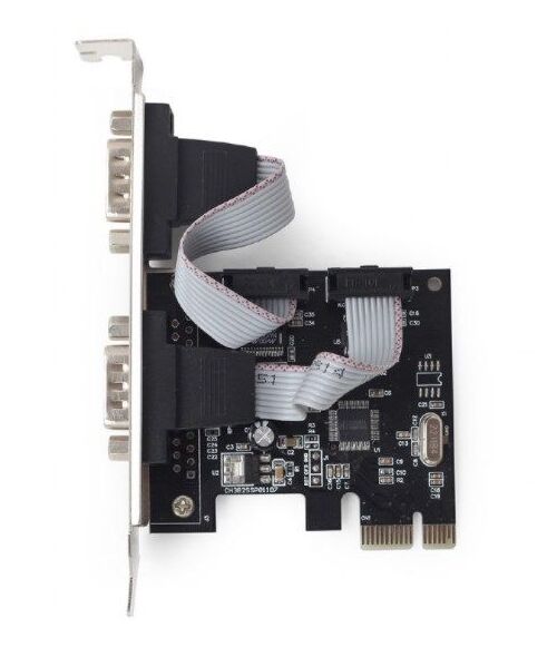 SPC-22 GEMBIRD 2 SERIAL PORT PCI-EXPRESS ADD-ON CARD, WITH EXTRA LOW-PROFILE BRACKET A