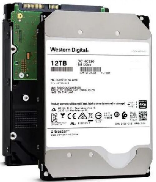 HDD 3.5 * 12TB HUH721212ALE601 WD ULTRASTAR 7200RPM 256MB SATA3 (DAHUA COMPATIBLE)(12999)