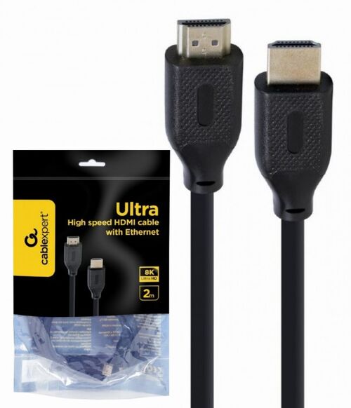 CC-HDMI8K-2M GEMBIRD HDMI KABL V.2.1 ETHERNET SUPPORT UHD/8K TV 2M