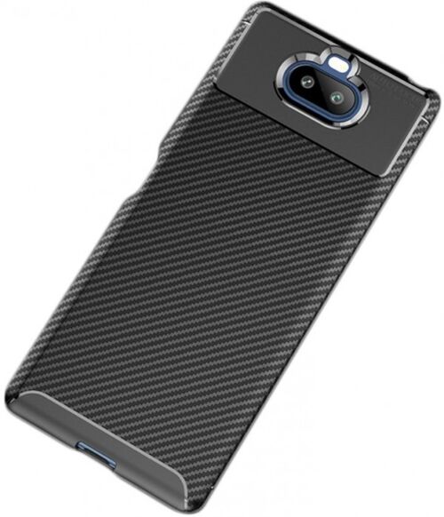 MCTK74-SAMSUNG A02S * FUTROLA CARBON FIBER SILICONE BLACK (139)