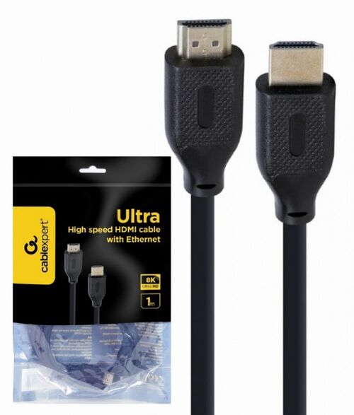 CC-HDMI8K-1M GEMBIRD HDMI KABL V.2.1 ETHERNET SUPPORT UHD/8K TV 1M