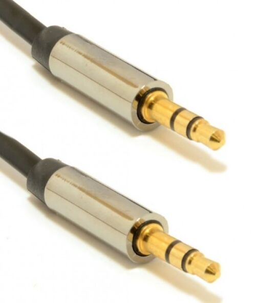 CCAPB-444-1M GEMBIRD AUX 3.5MM STEREO PLUG TO 3.5MM STEREO PLUG AUDIO KABL POZLACENI KONEKTOR 1M