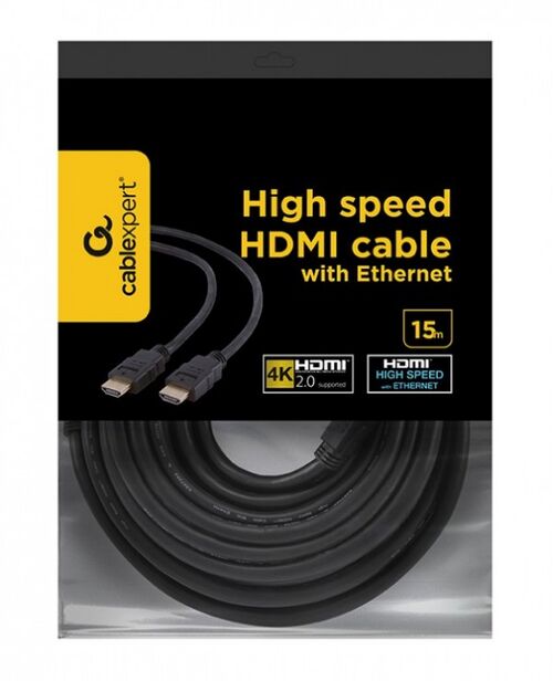 CC-HDMI4-15M GEMBIRD HDMI KABL V.2.0 ETHERNET SUPPORT 3D/4K TV 15M