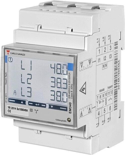 WALLBOX POWER METER 65A (MTR-3P-65A)