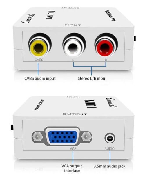 A-AV-VGA-MINI ** GEMBIRD INPUT AV TO VGA (906) (560)