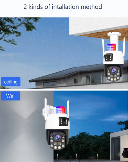 CAM-IP6MP-EP5-36X ZOOM GMB KAMERA  6 MPIX MICROSD ICSEE XMEYE PRO APP TWO-WAY PTZ IP66,2X3.6MM*10383