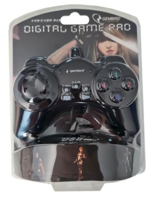 JPD-DIGITALPAD GEMBIRD USB 2.0 DIGITAL GAMEPAD BLACK  FO (ALT;JPD-UB-01)