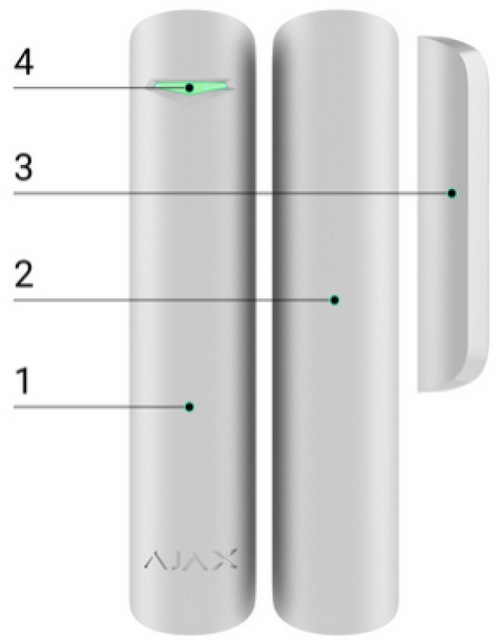 AJAX ALARM ZICANI 30852.03.WH1 FIBRA DOORPROTECT BELI