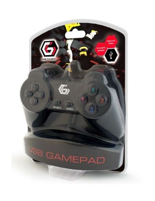 JPD-UB-01 GEMBIRD USB 2.0 DIGITAL GAMEPAD BLACK (ALT. JPD-DIGITALPAD) FO