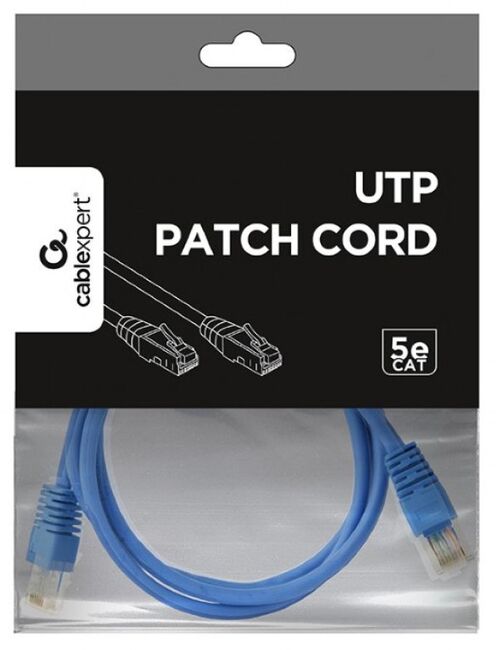 PP12-1.5M/B GEMBIRD MREZNI KABL, CAT5E UTP PATCH CORD 1.5M BLUE