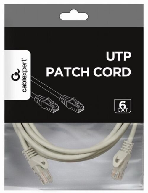 PP6U-3M GEMBIRD MREZNI KABL, CAT6 UTP PATCH CORD 3M GREY