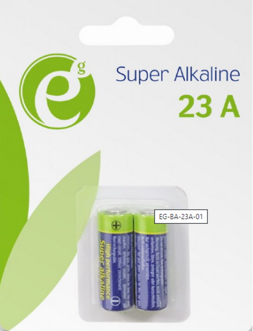 EG-BA-23A-01 ENERGENIE 23A ALKALNE BATERIJE, 2-PACK