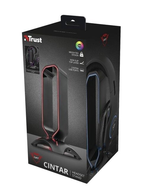 TRUST GXT 265 CINTAR RGB HEADSET STAND (23647)