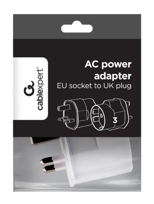 TRAVEL ADAPTER A-AC-EUFUKM-01 GEMBIRD  EU NA UK, 13A