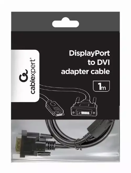 KABL DISPLAYPORT -DVI 24+1 1M GEMBIRD CC-DPM-DVIM-1M