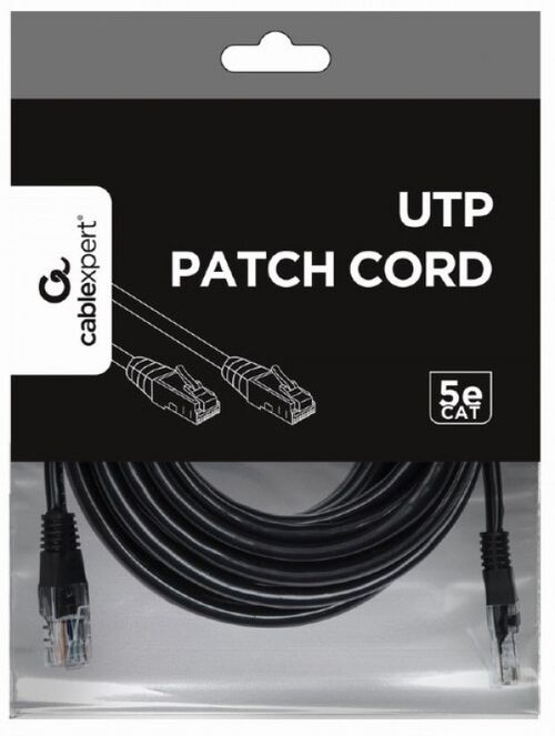 PP12-7.5M/BK GEMBIRD MREZNI KABL, CAT5E UTP PATCH CORD 7,5M BLACK