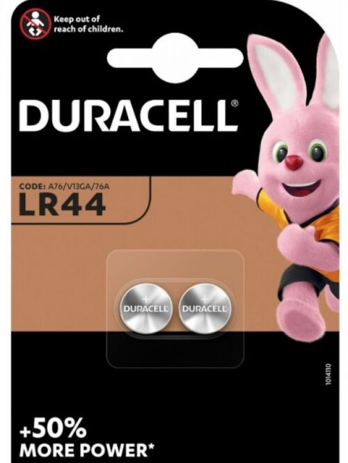 DURACELL LR44 1.5 V, PAK2 CK, ALKALNE BATERIJE