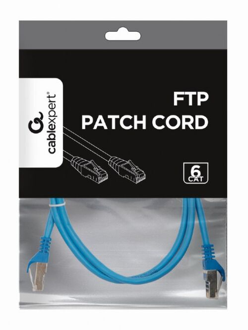 PP6-1M/B GEMBIRD MREZNI KABL, CAT6 FTP PATCH CORD 1M BLUE