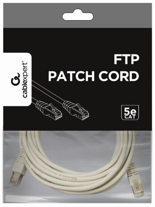 PP22-3M GEMBIRD MREZNI KABL FTP CAT5E PATCH CORD, 3M GREY