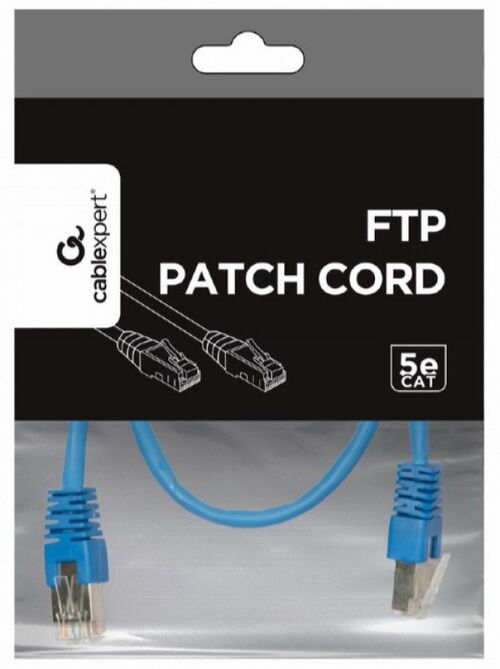 PP22-0.5M/B GEMBIRD MREZNI KABL FTP CAT5E PATCH CORD, 0.5M BLUE