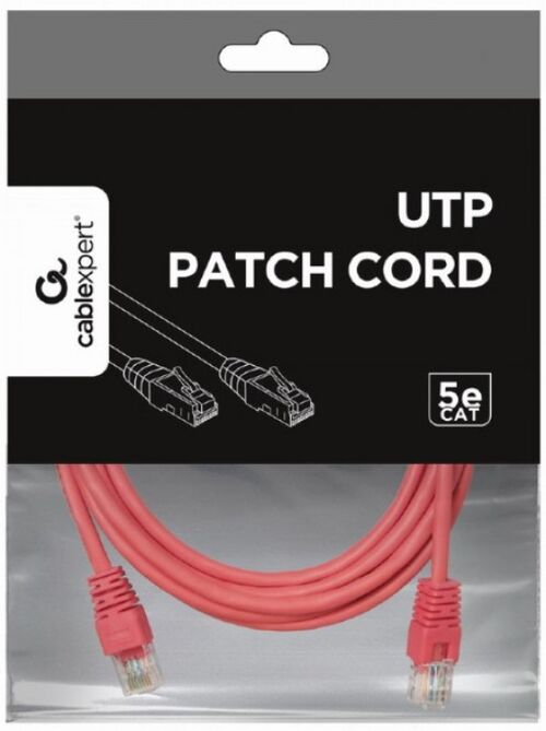 PP12-3M/RO GEMBIRD MREZNI KABL, CAT5E UTP PATCH CORD 3M PINK