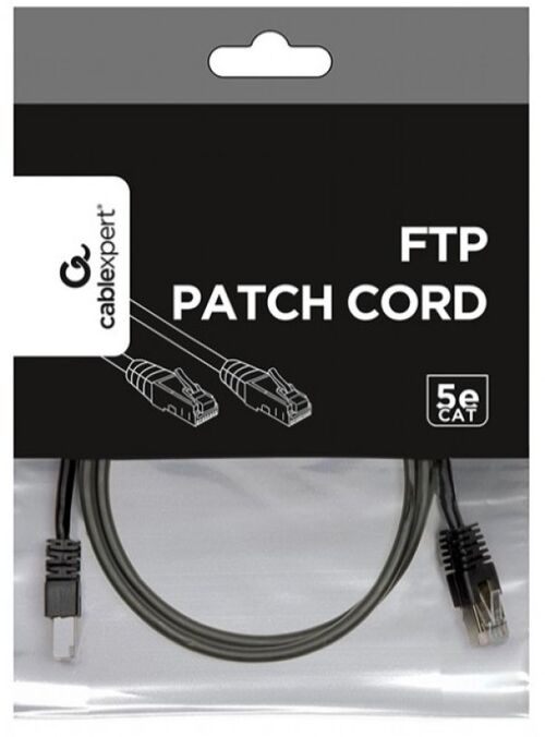 PP22-1M/BK GEMBIRD MREZNI KABL FTP CAT5E PATCH CORD, 1M BLACK