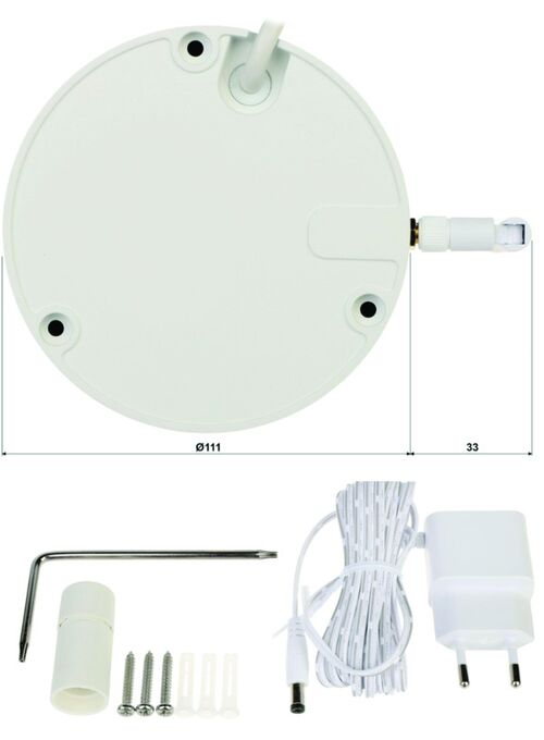 DAHUA KAMERA IPC-HDBW1430DE-SW-0280B 4MPIX, 2,8MM, 30M, IP KAMERA, METALNO KUCISTE