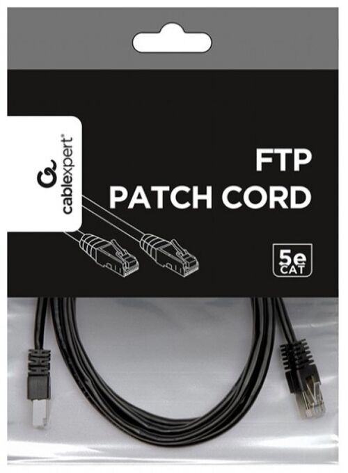 PP22-2M/BK GEMBIRD MREZNI KABL FTP CAT5E PATCH CORD, 2M BLACK