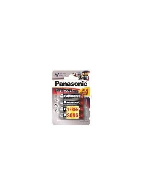 PANASONIC BATERIJE LR6EPS/4BP -AA 4KOM 3+1F ALKALINE EVERY