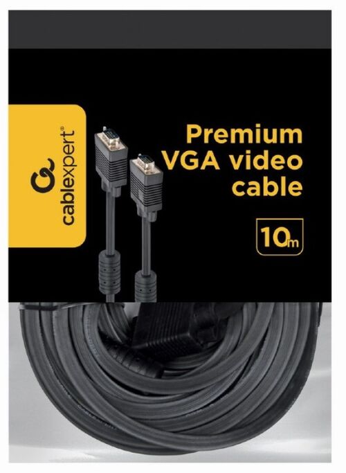 CC-PPVGA-10M-B GEMBIRD VGA TO VGA KABL BLACK 10M