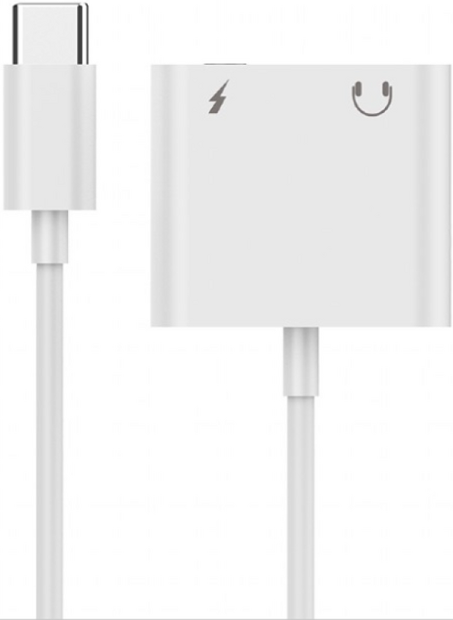 A-CM-3.5FP-01 GEMBIRD USB TYPE-C PLUG TO STEREO 3.5 MM AUDIO ADAPTER CABLE, WITH EXTRA POWER SOCKET