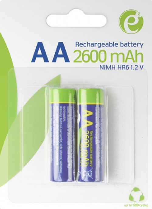 EG-BA-AA26-01 ENERGENIE 2600MAH AA, PAK2 CK, PUNJIVE NIMH BATERIJE (RECHARGEABLE)