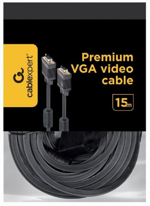 CC-PPVGA-15M-B GEMBIRD VGA TO VGA KABL BLACK 15M