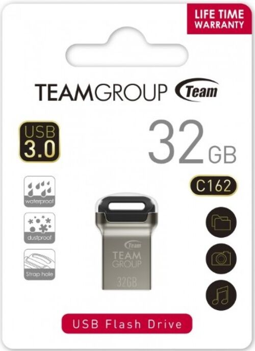 TEAMGROUP 32GB C162 USB 3.2 BLACK/SILVER TC162332GB01