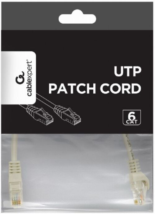 PP6U-0.25M GEMBIRD MREZNI KABL, CAT6 UTP PATCH CORD 0.25M GREY