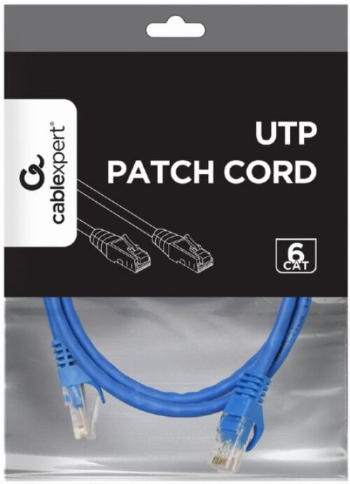 PP6U-1.5M/B GEMBIRD MREZNI KABL, CAT6 UTP PATCH CORD 1.5M BLUE